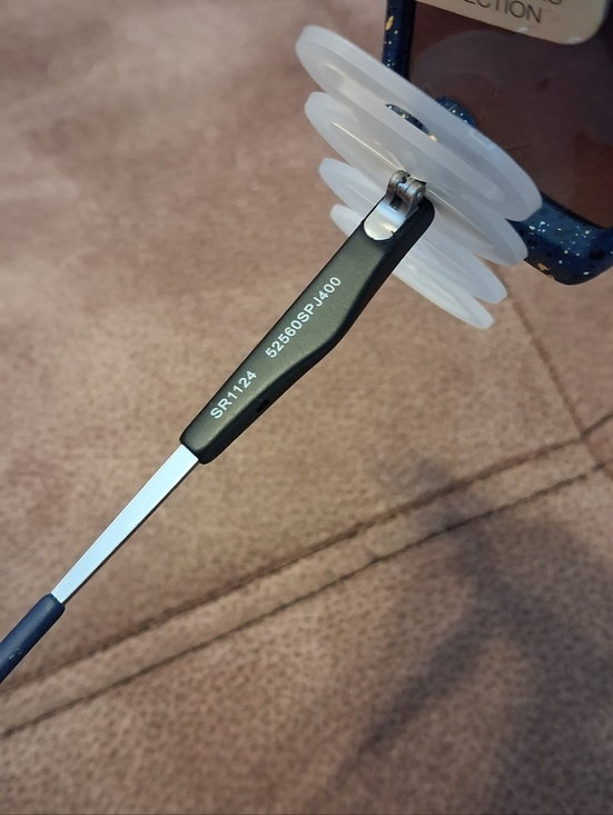 Panama Jack X Foster Grant Navy Blue Sunglasses with Gold Flecks - Picture 3 of 5